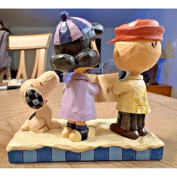 Jim Shore Peanuts Peace On Earth Traditions Charlie Brown - RETIRED #4045883 - Picture 2 of 4